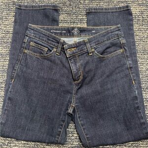 St. John's Bay Dark Blue Straight Leg Jeans